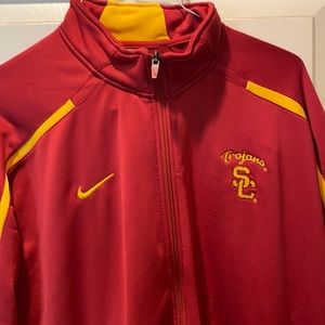 USC zip up light sports jacket